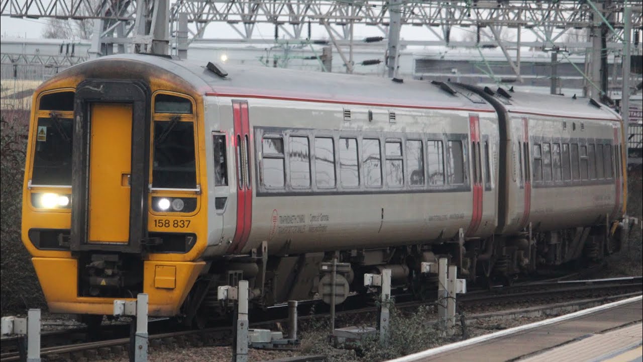 158837 & 158834 arriving at Crewe