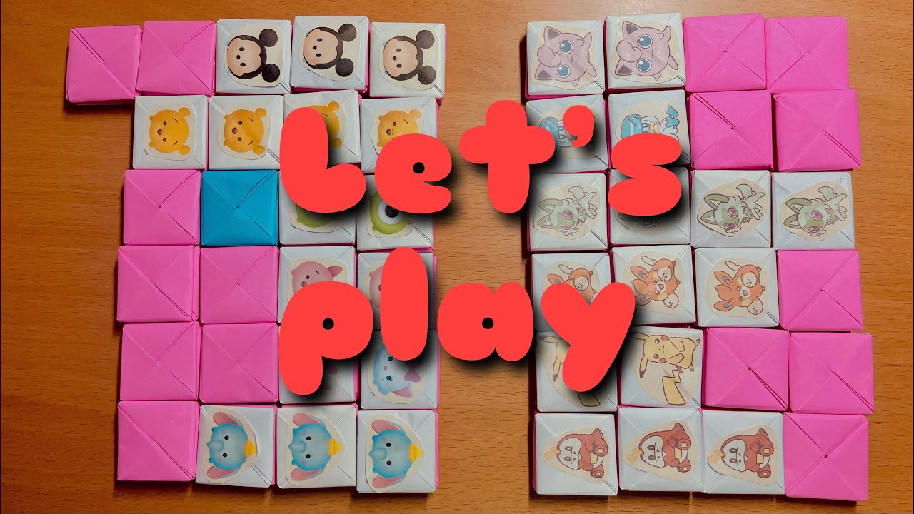 折り紙で作る麻雀牌🀄️ How to make origami mahjong tiles🌷