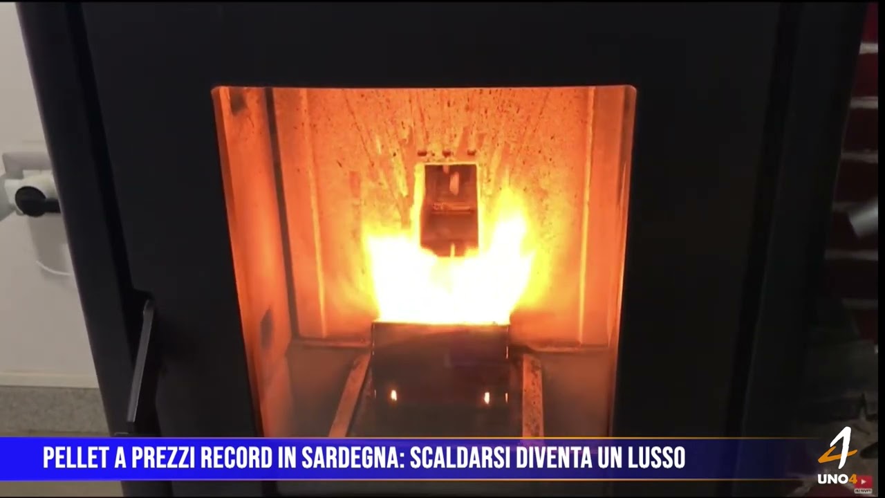 Pellet a prezzi record in Sardegna: scaldarsi diventa un lusso