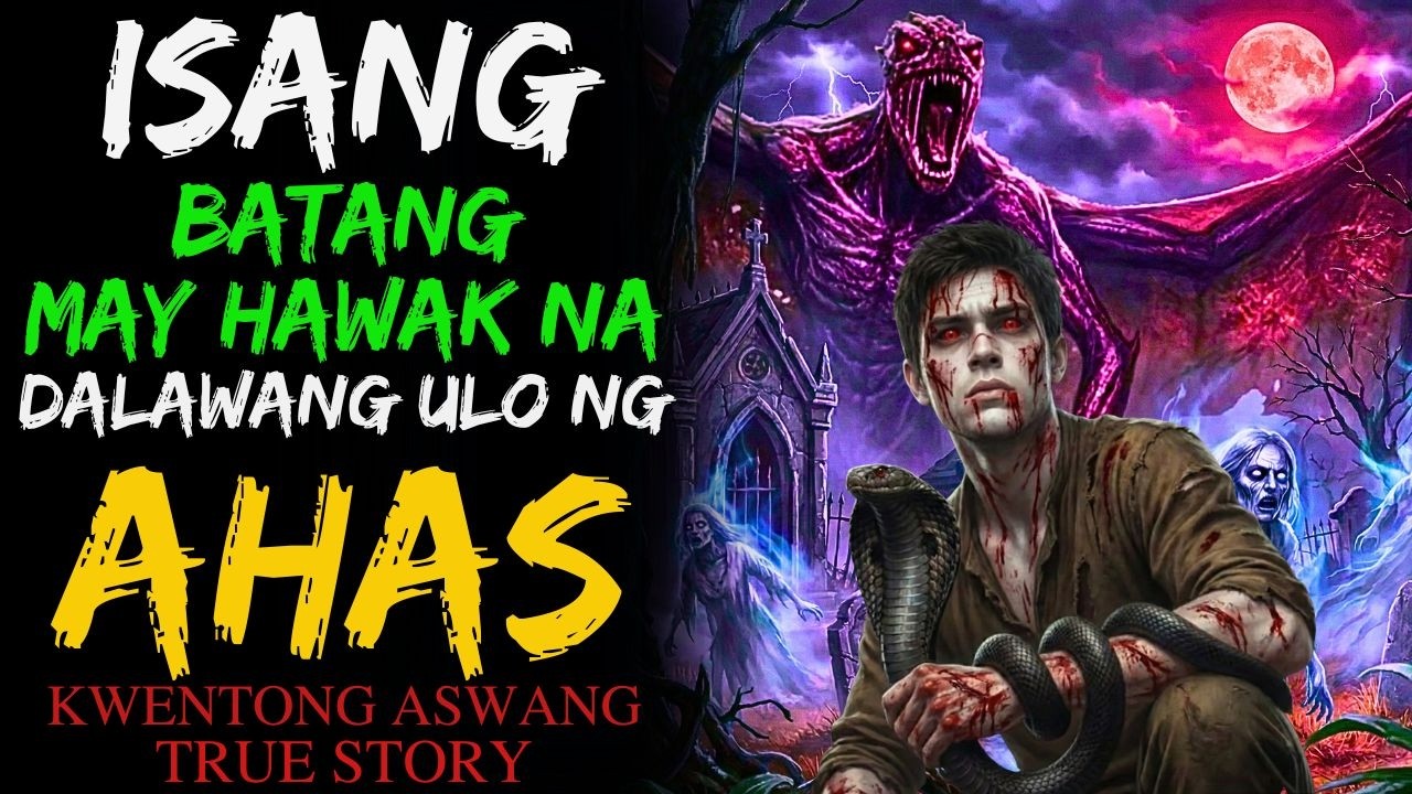 BATA, NAHULI na MAY HAWAK na DALAWANG-ULONG AHAS | Kwentong Aswang | True Story