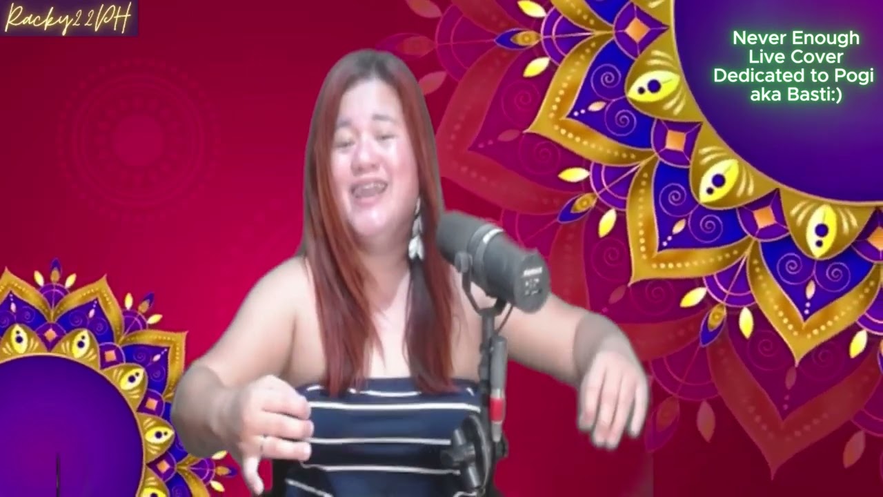 NEVER ENOUGH LIVE COVER