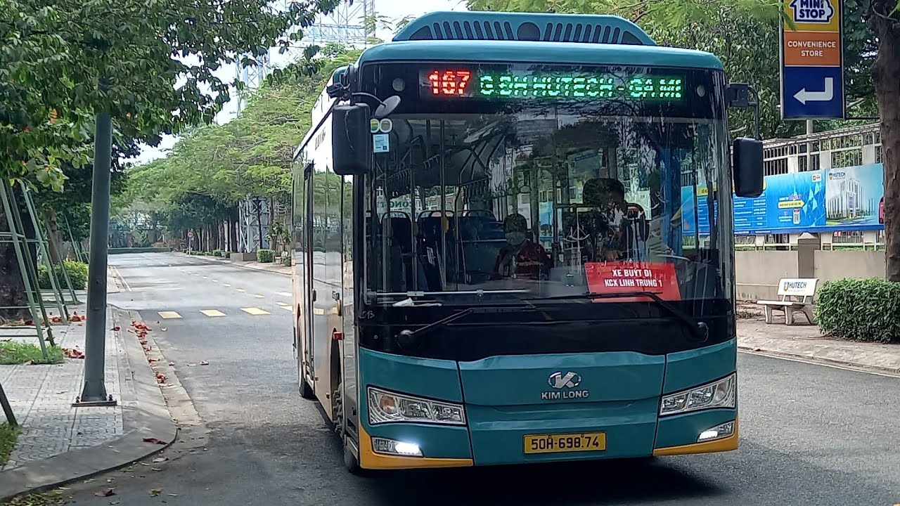 Review lộ trình tuyến 167V TP.HCM : ĐH Hutech - ĐH Kinh Tế Luật - KCX Linh Trung 1 - Ga Khu CNC 