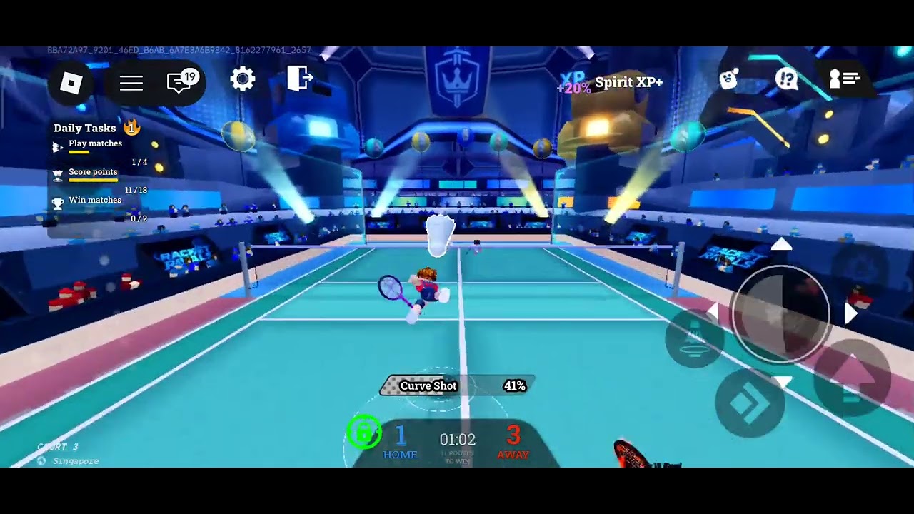 Hello guys so today we are playing racket rivals