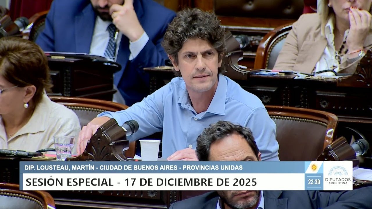 Diputado Lousteau, Martín - PROV. UNIDAS - Sesión 17-12-2025 - PL