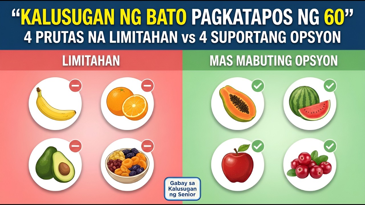 4 Prutas na Maaaring Makaaapekto sa Bato vs 4 na Pampatibay ng Kalusugan ng Bato