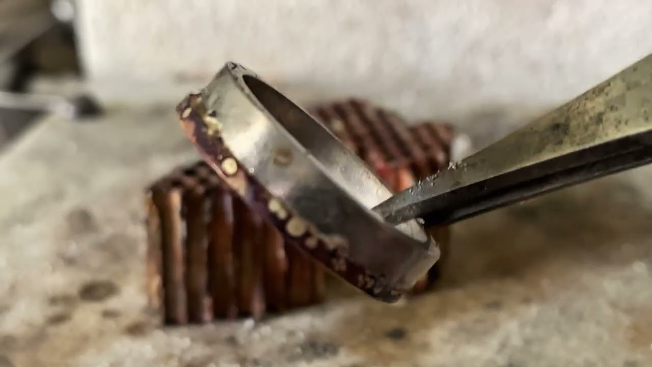 Ring Making: Two-Toned Gold Ring Making by Hand Fabrication
