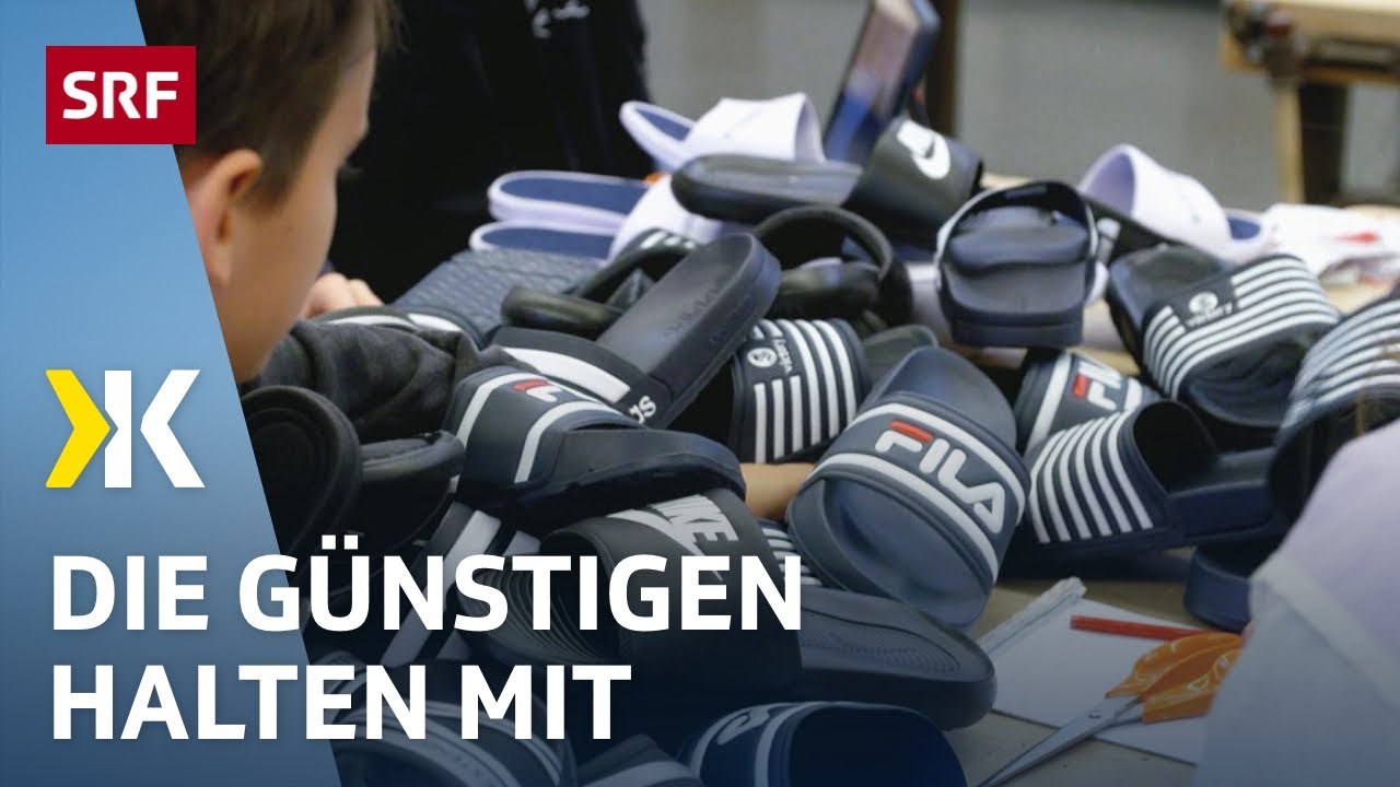 Adiletten und Co: Finken in der Jugendmedienwoche YouNews getestet | 2023 | Kassensturz | SRF