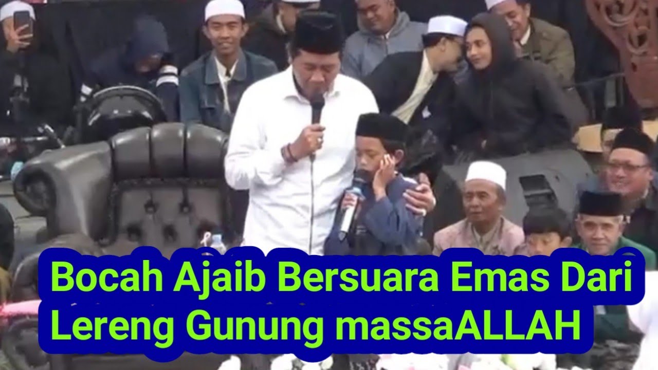 Bocah Ajaib Dari Gunung Bersuara Emas Jago Adzan,Qori,Sholawatan KH. Anwar Zahid Terheran heran