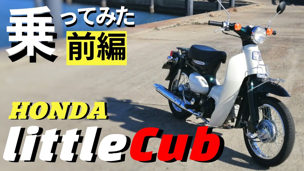 【前編】HONDAのリトルカブ徹底チェック！外観から乗り味までいっぱい解説していくよ！原付購入ご検討のかた、参考にご覧ください。