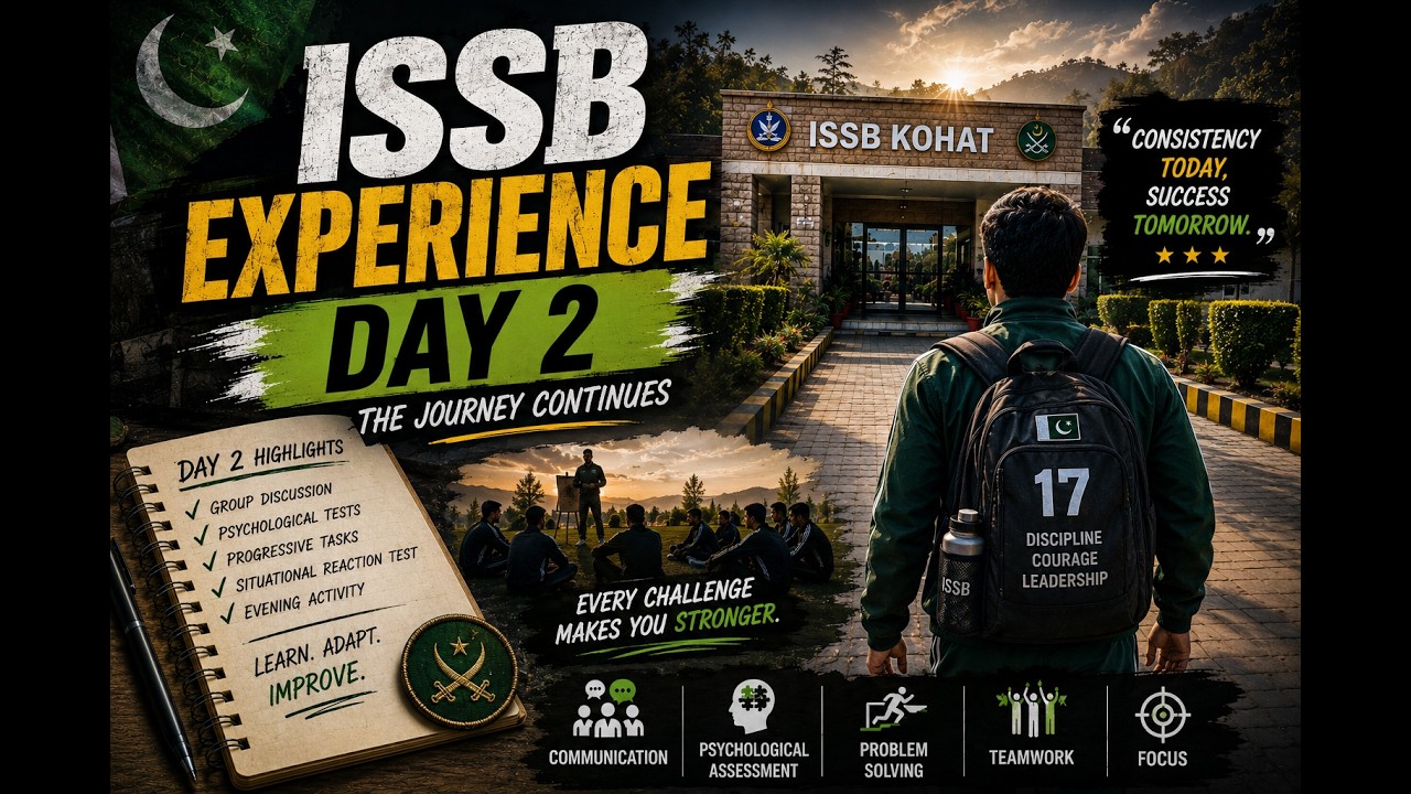 ISSB Day 2 Experience Kohat Center | Psychological Tests