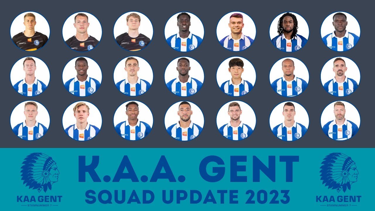 K.A.A. GENT Squad Update 2023 | K.A.A. Gent Squad 2023 | FootWorld