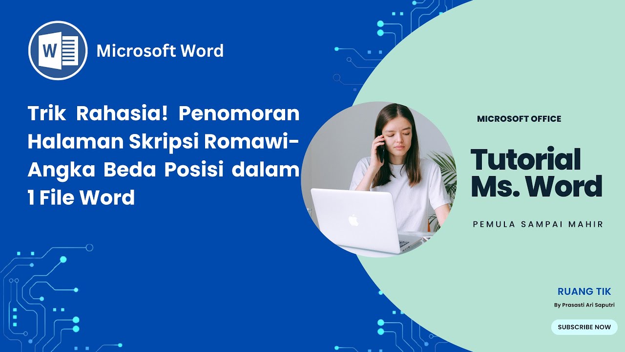 Trik Rahasia! Penomoran Skripsi Romawi - Angka Beda Posisi Dalam 1 File Word.