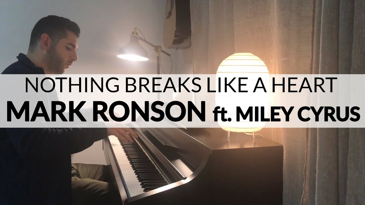 Nothing Breaks Like a Heart - Mark Ronson ft. Miley Cyrus (Piano Cover)