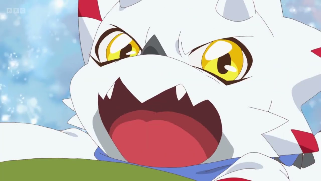 Digimon Ghost Game Gammamon Digivolve to WezenGammamon English Dub