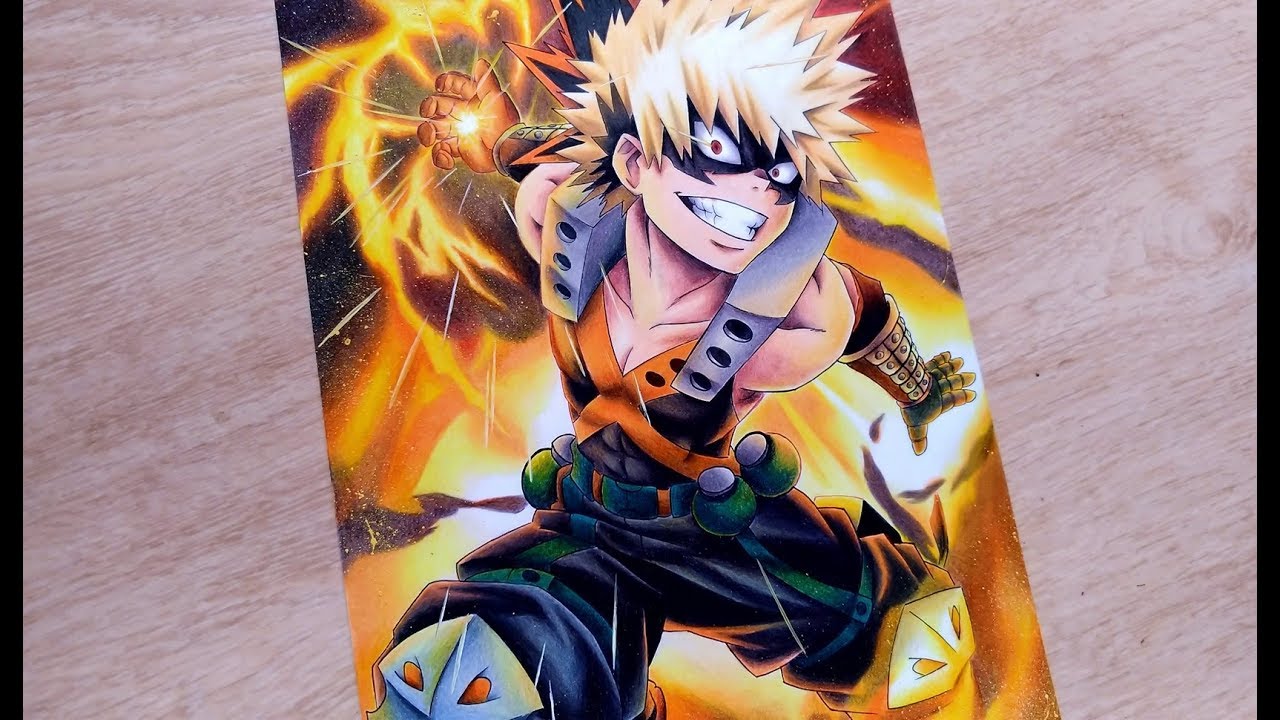 Speed Drawing Bakugou Katsuki#2 (Boku No Hero Academia/My Hero Academia 僕のヒーローアカデミア) [COLLAB]