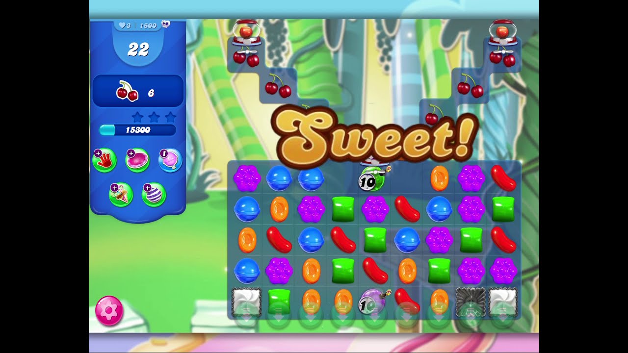 Candy Crush Saga Level 1600