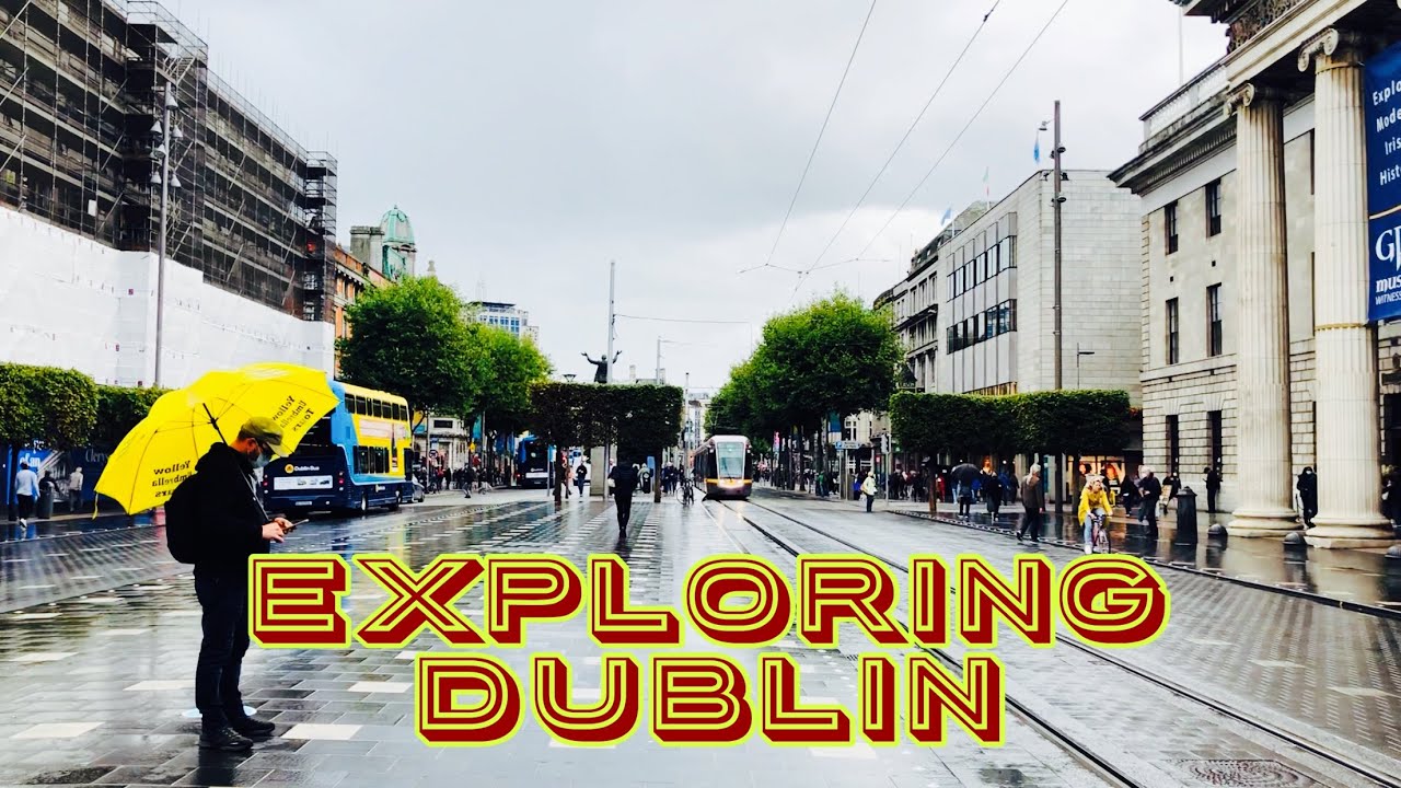 Walking in Talbot Street and Gardiner Street|walking around Dublin|Dublin Walk tour|Travel with Atiq