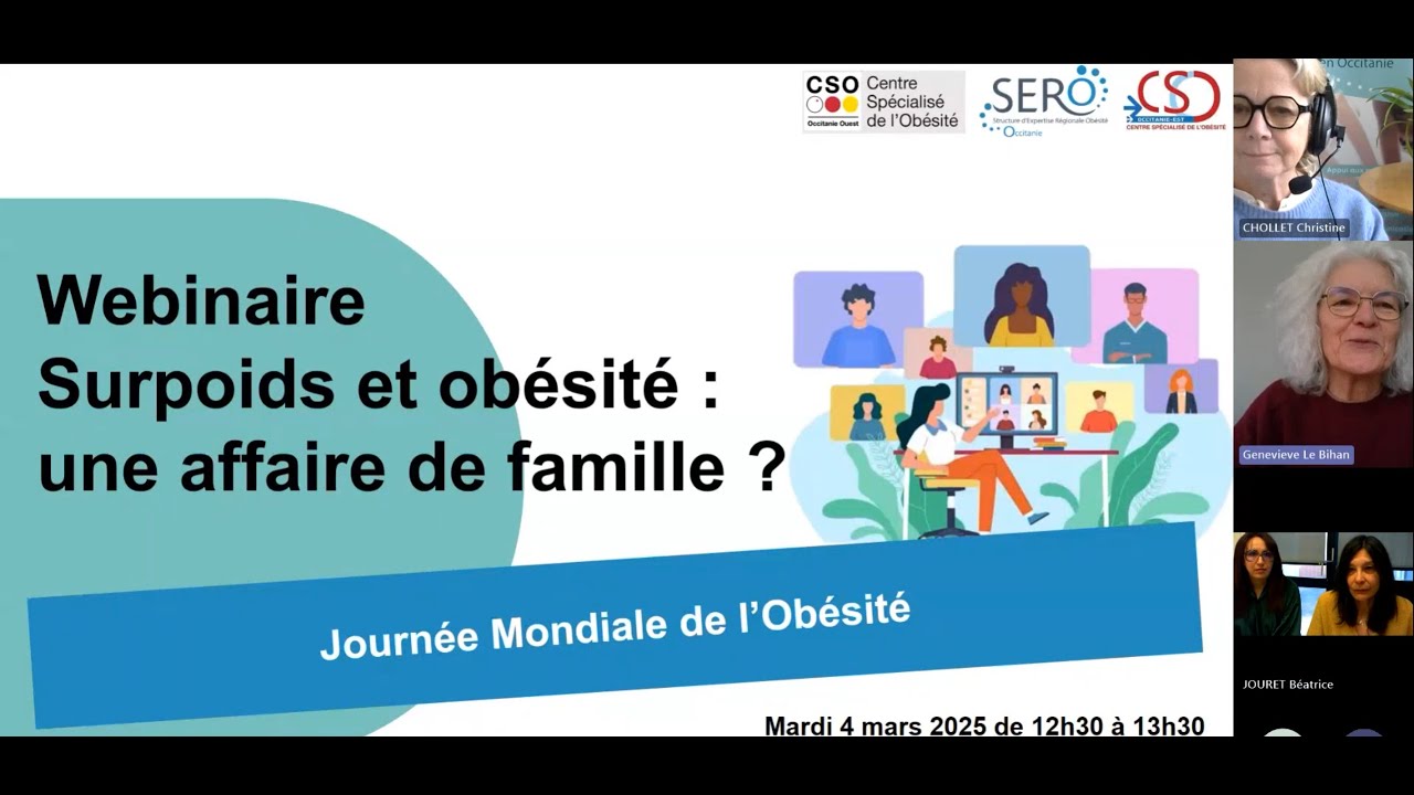 Webinaire : Surpoids et obésité une affaire de famille ?  / 04 mars 2025