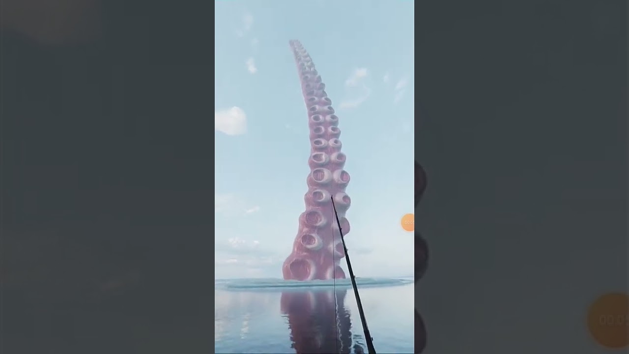 FUI A PESCAR PERO ME ENCONTRE CON EL KRAKEN!!! - CORTOS DE FICCI&Oacute;N - #shorts