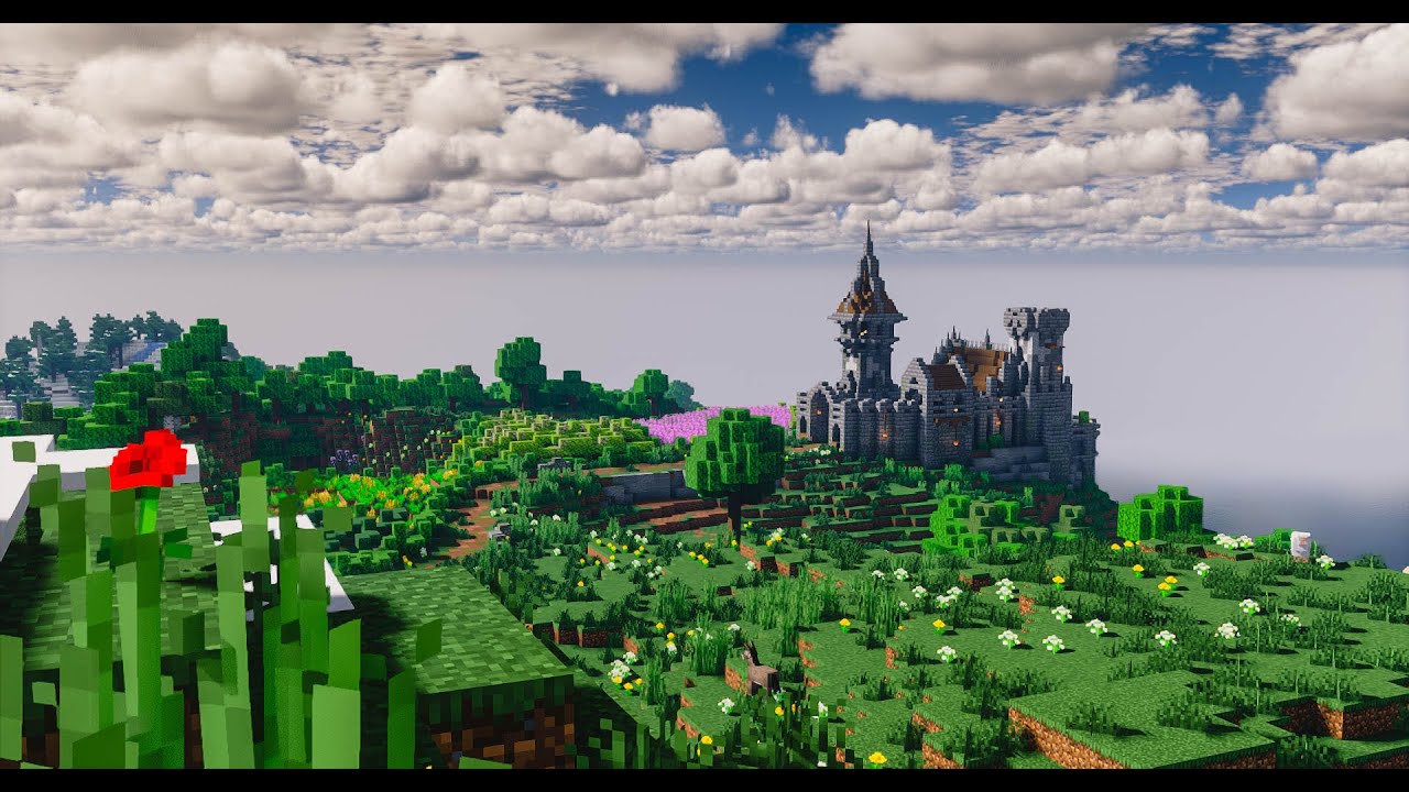 Minecraft Timelapse | Cliffside Castle