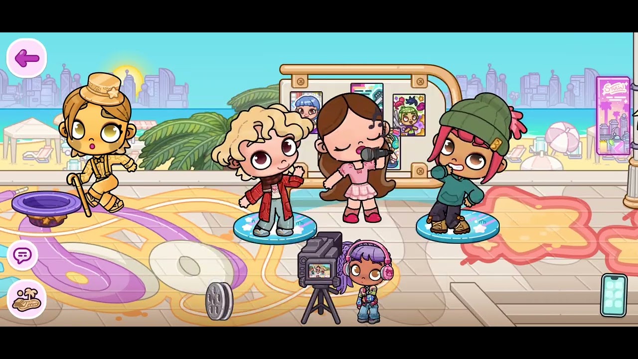 Emma es cantante de kpop historia de avatar world 