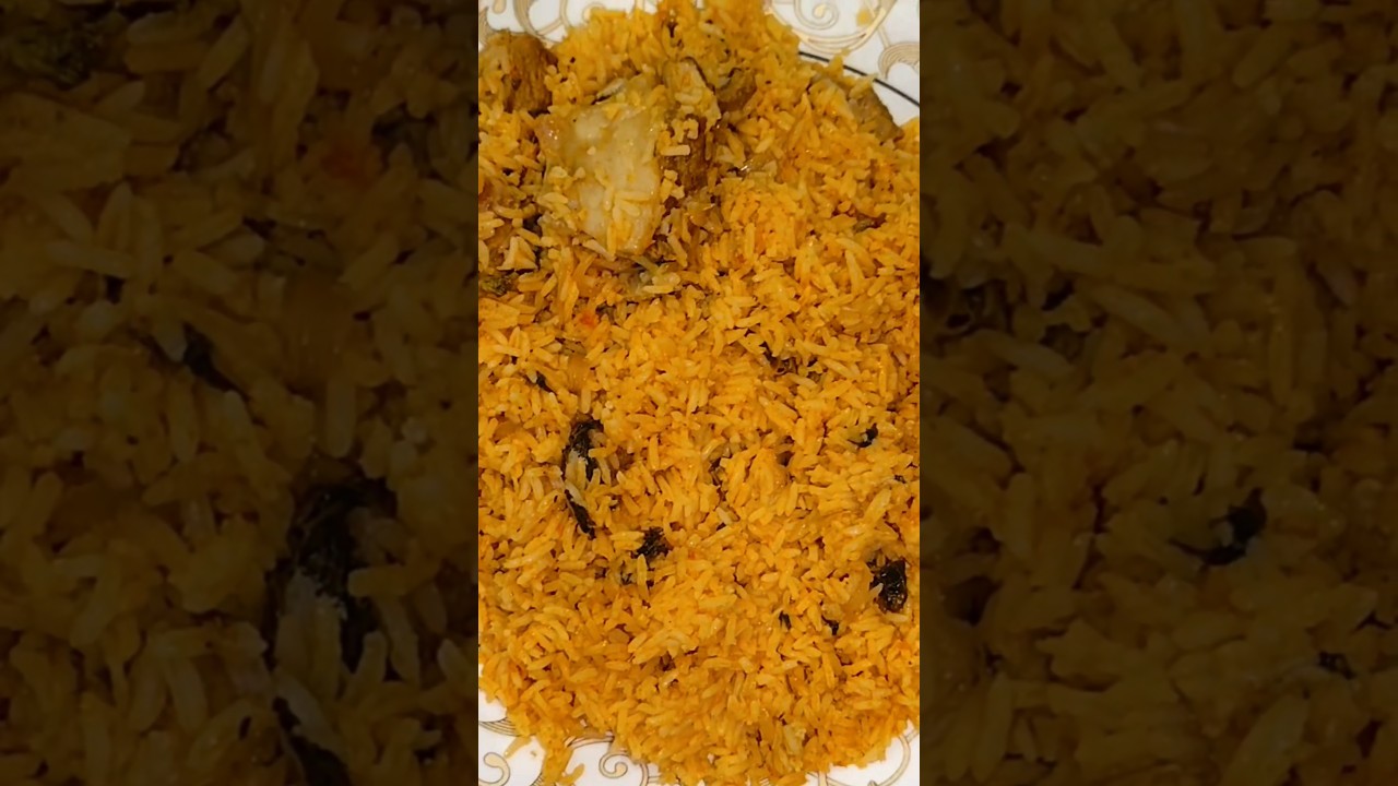 Dakhni style mutton biryani. 