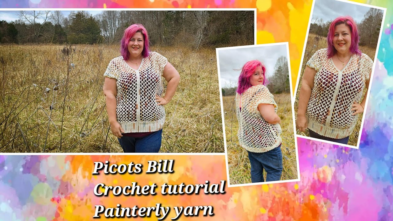 Picots bill lacey Crochet Top Tutorial