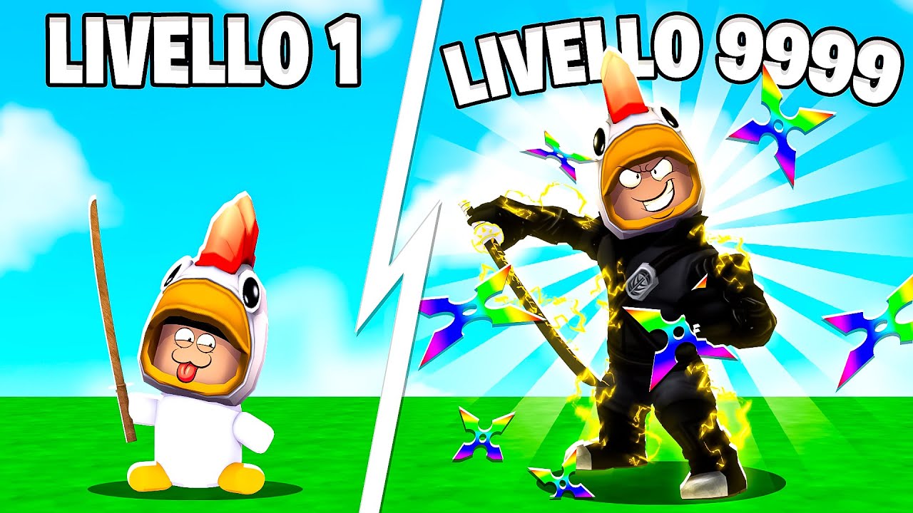 SONO DIVENTATO IL RE DEI NINJA SU ROBLOX!!