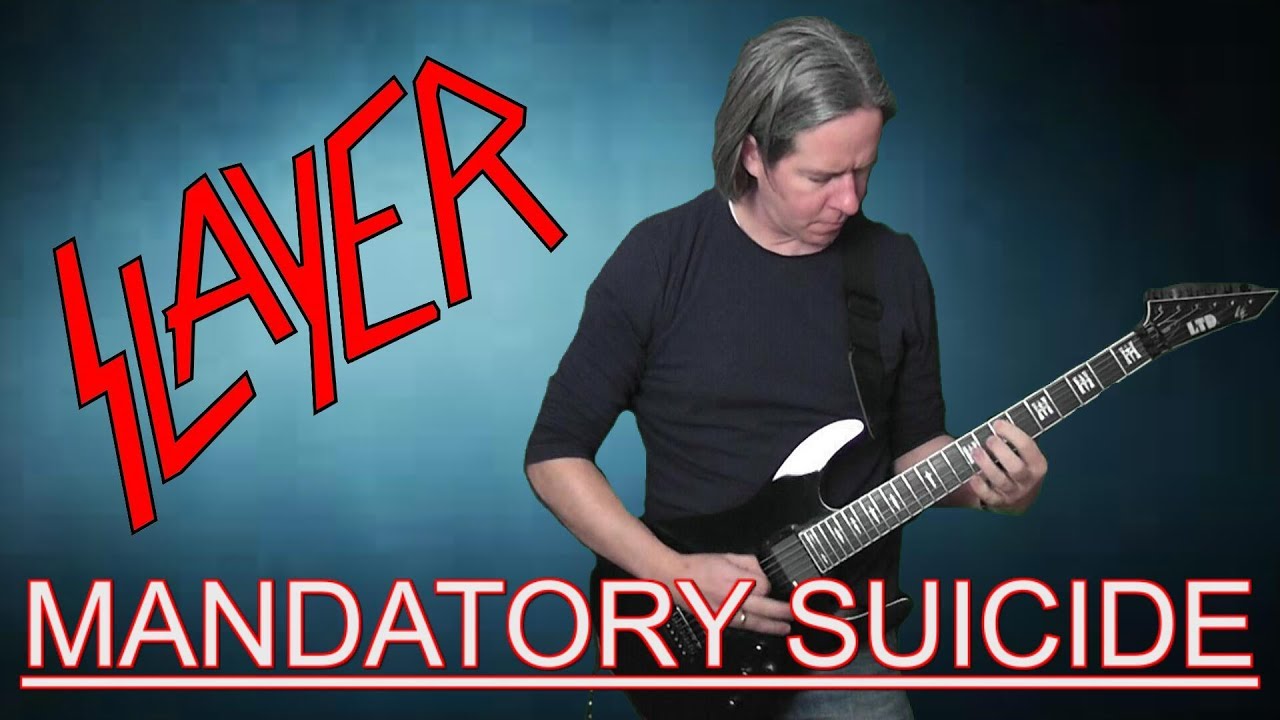 Slayer - Mandatory Suicide - Guitar Cover With Solo