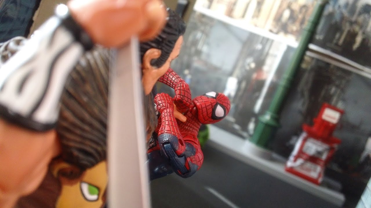 Spider-Man Vs. Kraven Stop Motion by GatoPerro