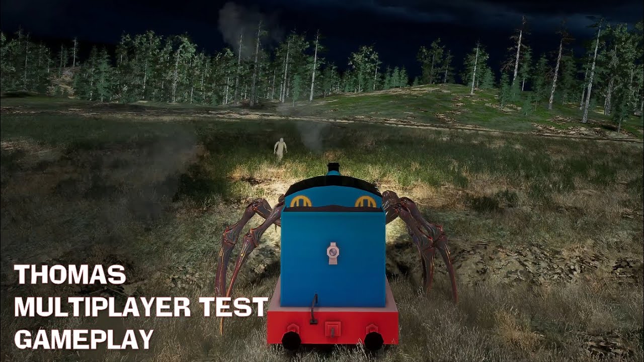 Playing As THOMAS TANK ENGINE to Hunt Player (Multiplayer Mod) - Choo-Choo Charles