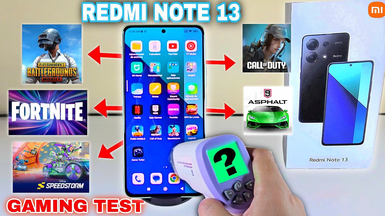 Redmi Note 13 GAMING TEST ¿El Más Vendido De XIAOMI Puede?