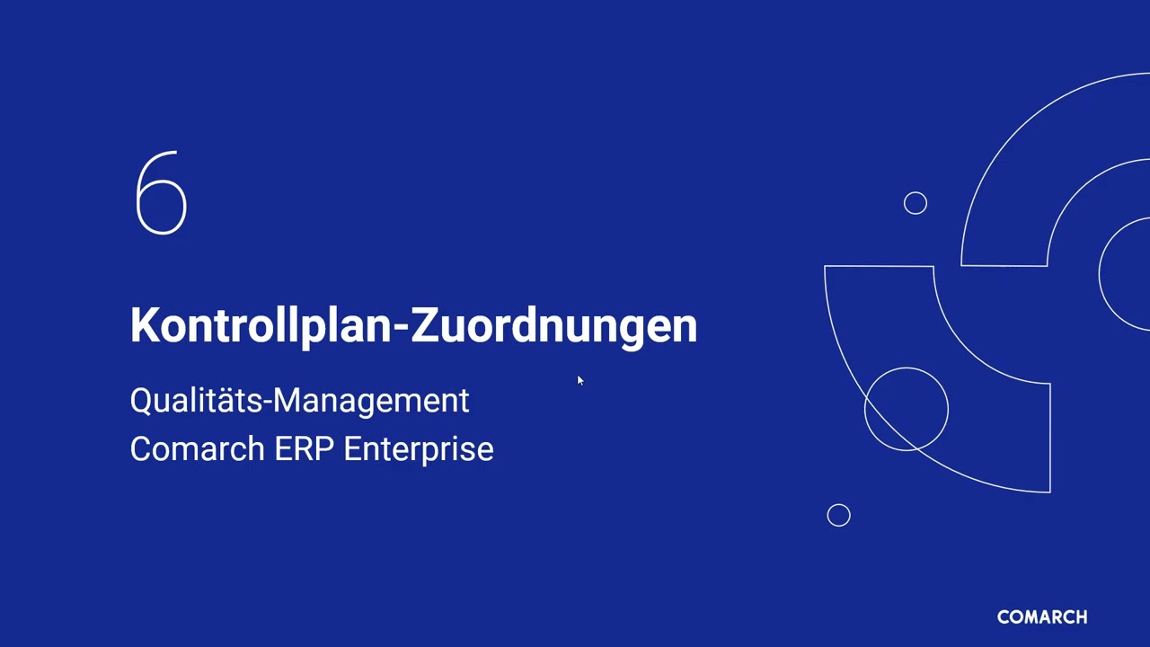 Qualit&auml;tsmanagement in Comarch ERP Enterprise