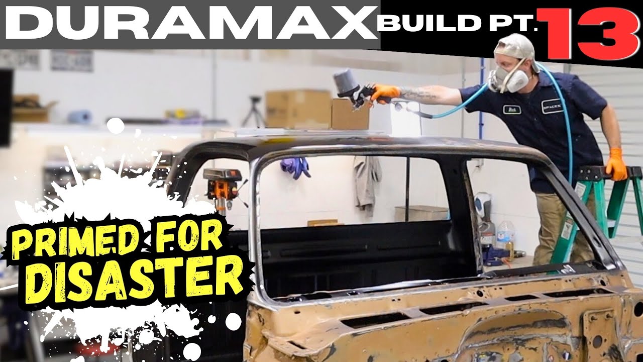 Duramax Build Part 13: Spraying Epoxy Primer!