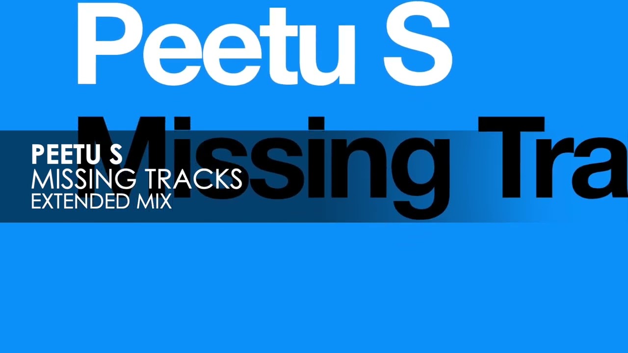 Peetu S - Missing Tracks