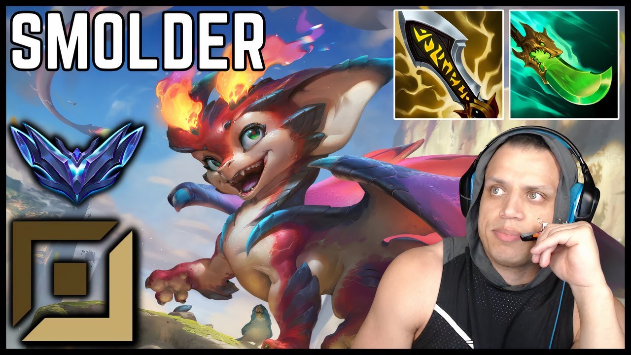 🐉 Tyler1 МОГУ ЛИ Я ВЫБРАТЬСЯ ИЗ DIAMOND? | Полный геймплей Smolder ADC | Сезон 15 ᴴᴰ