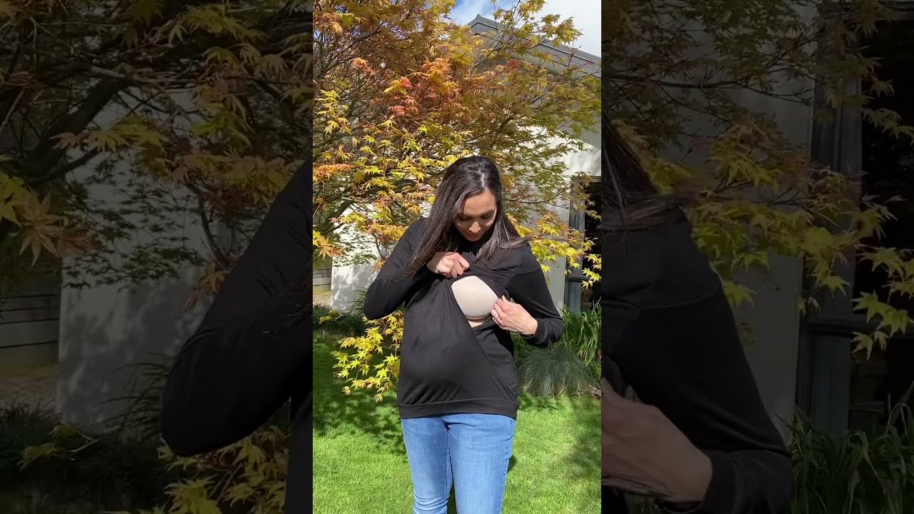 Breastmates Maternity Styles - Demo to See the Breastfeeding Opening