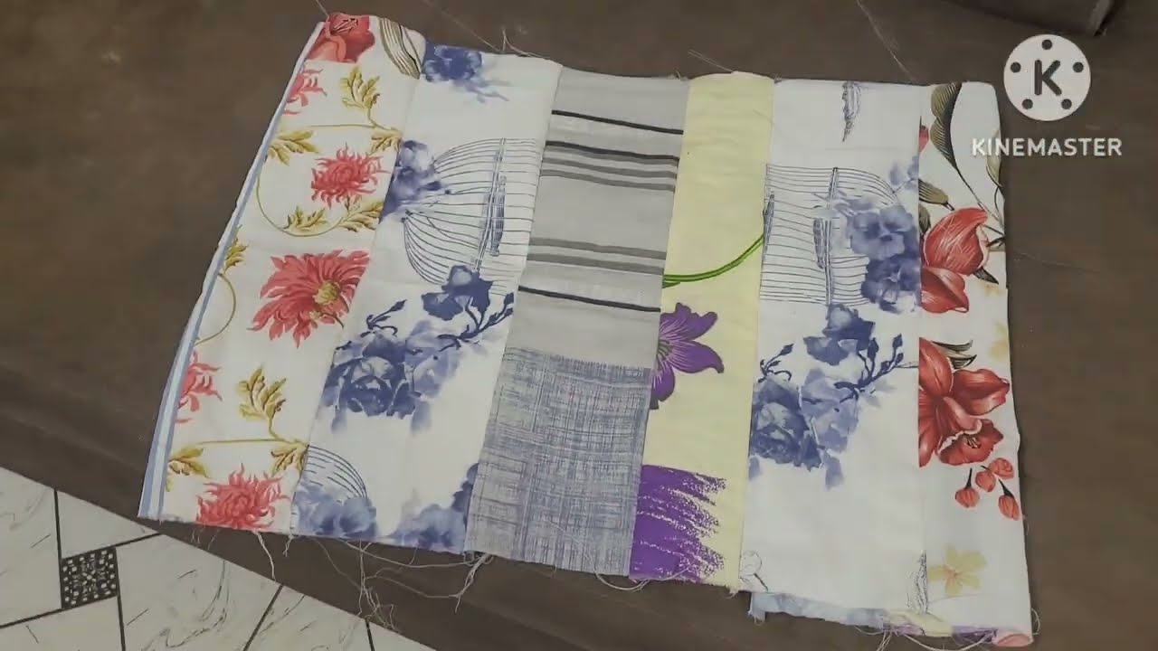 Capa de travesseiro de retalhos