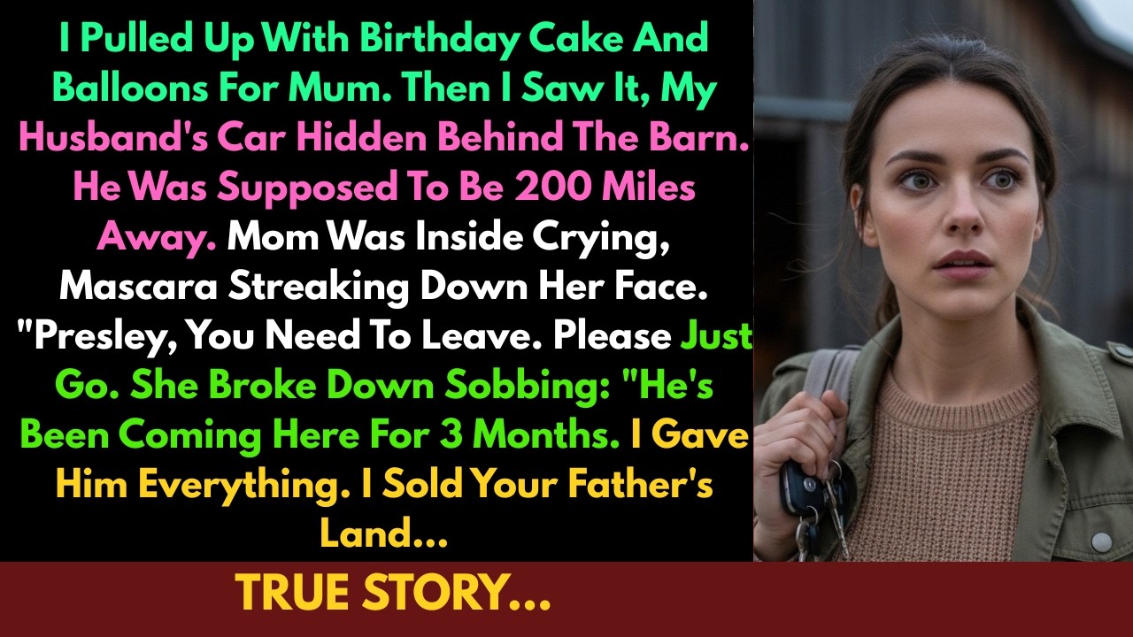 Drove To Surprise Mom On Her Birthday, Found My Husband's Car Behind Barn. What Mom Told Me Next....