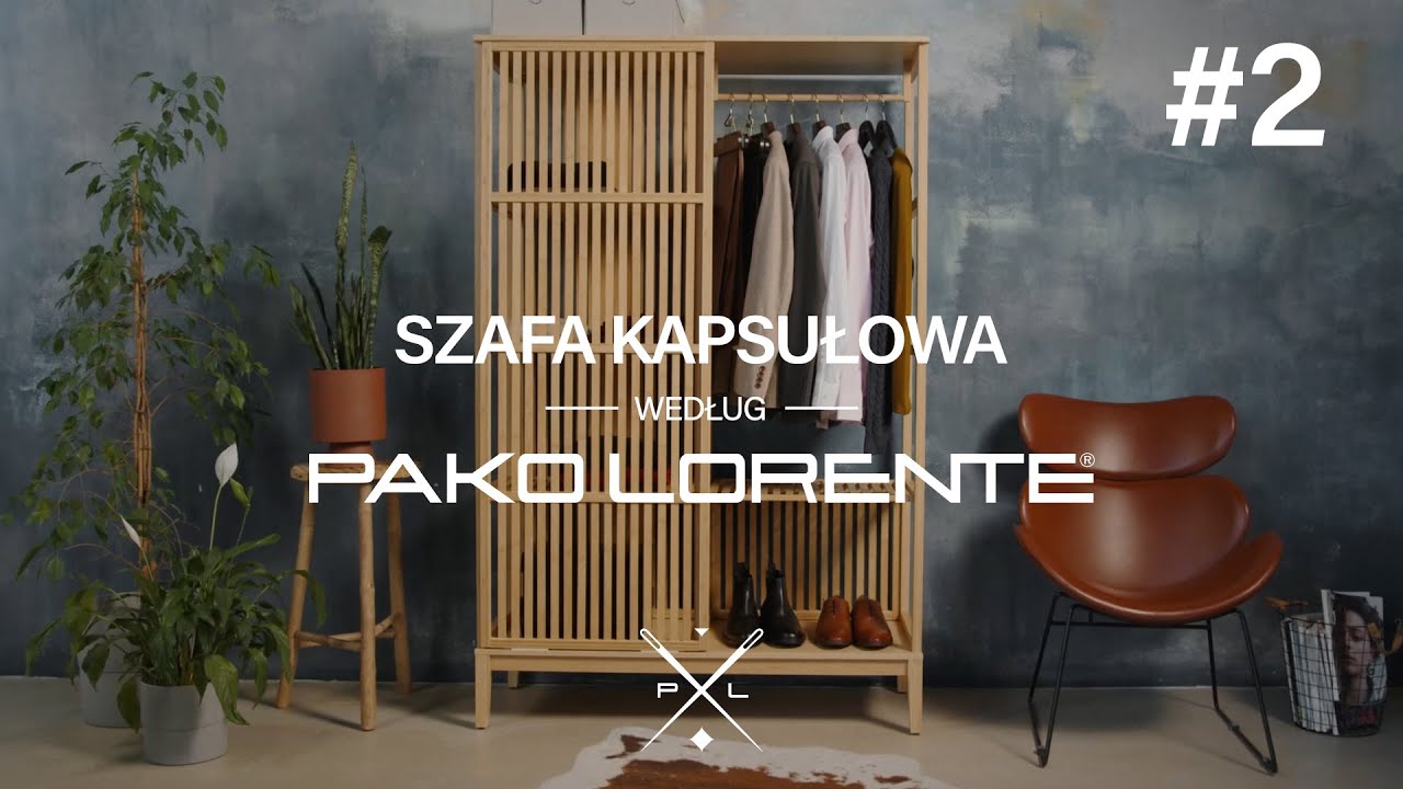 Co powinno znaleźć się w szafie kapsułowej według Pako Lorente?