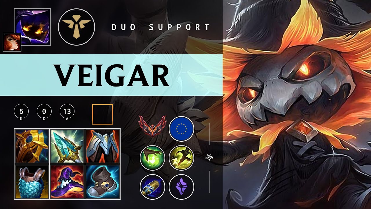 Veigar Support vs Leona - EUW Grandmaster Patch 26.02