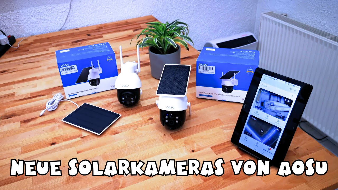 Aosu Solar Überwachungskameras C9C und C9E