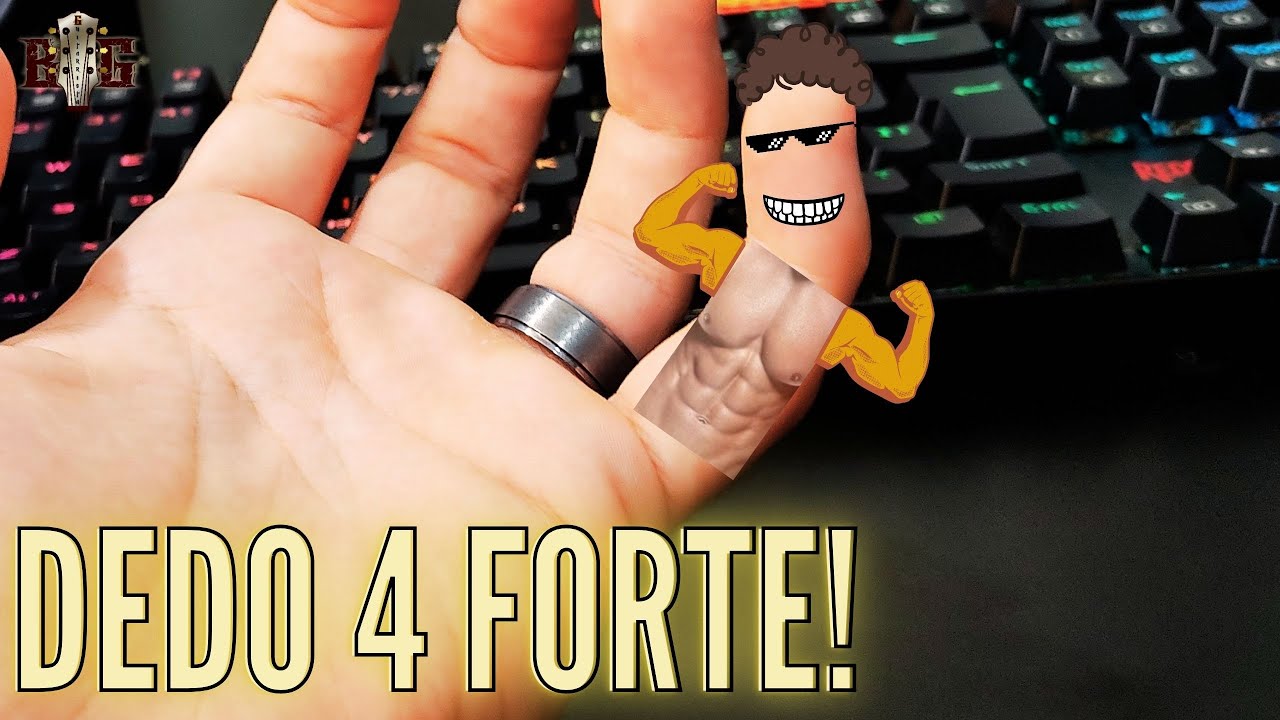 Como melhorar DEDO 4 FRACO na GUITARRA: Faça isso todos os dias por 5 minutos