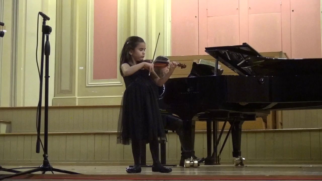 Kimia (6) plays Concertino by Perlman