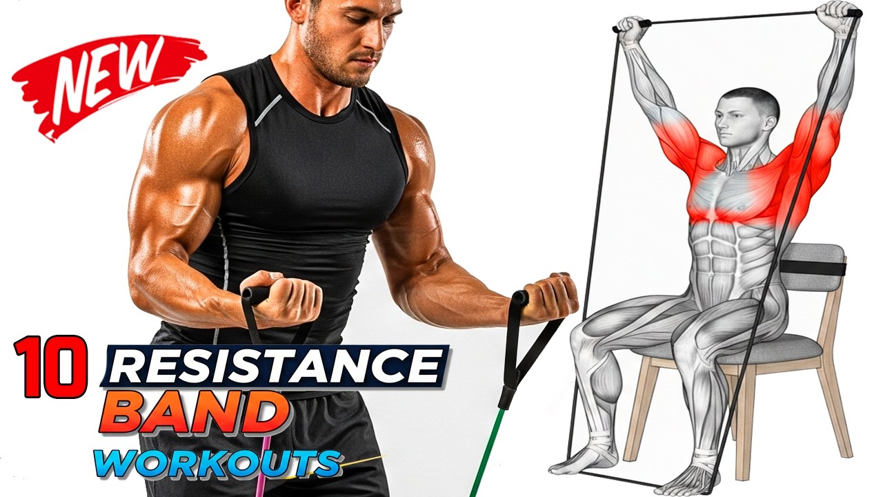 10 Best Resistance Band Exercises at Home for a Full Body Transformation