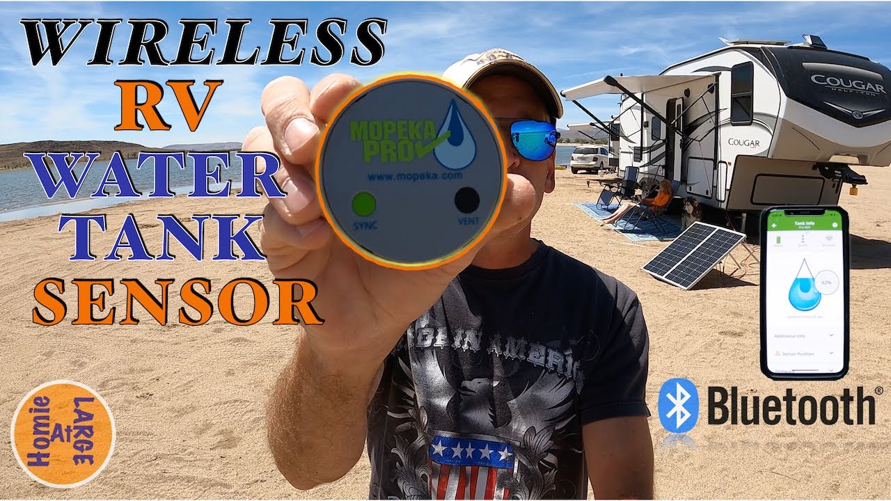 БЕСПРОВОДНОЙ ДАТЧИК ВОДЯНОГО БАКА ДЛЯ ДОМА НА АВТОДОМЕ Mopeka Pro Check Water Monitor Установка, ...
