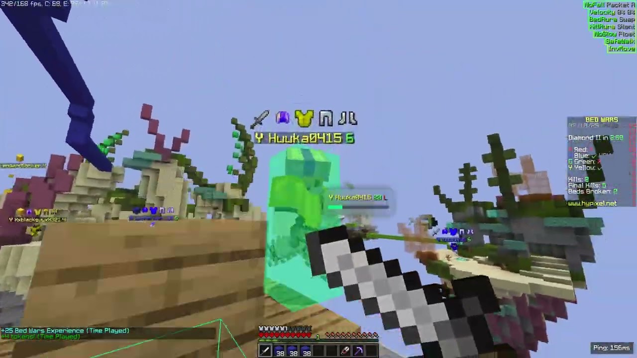 Testing new RavenBS+ unpatched keepy for Hypixel.