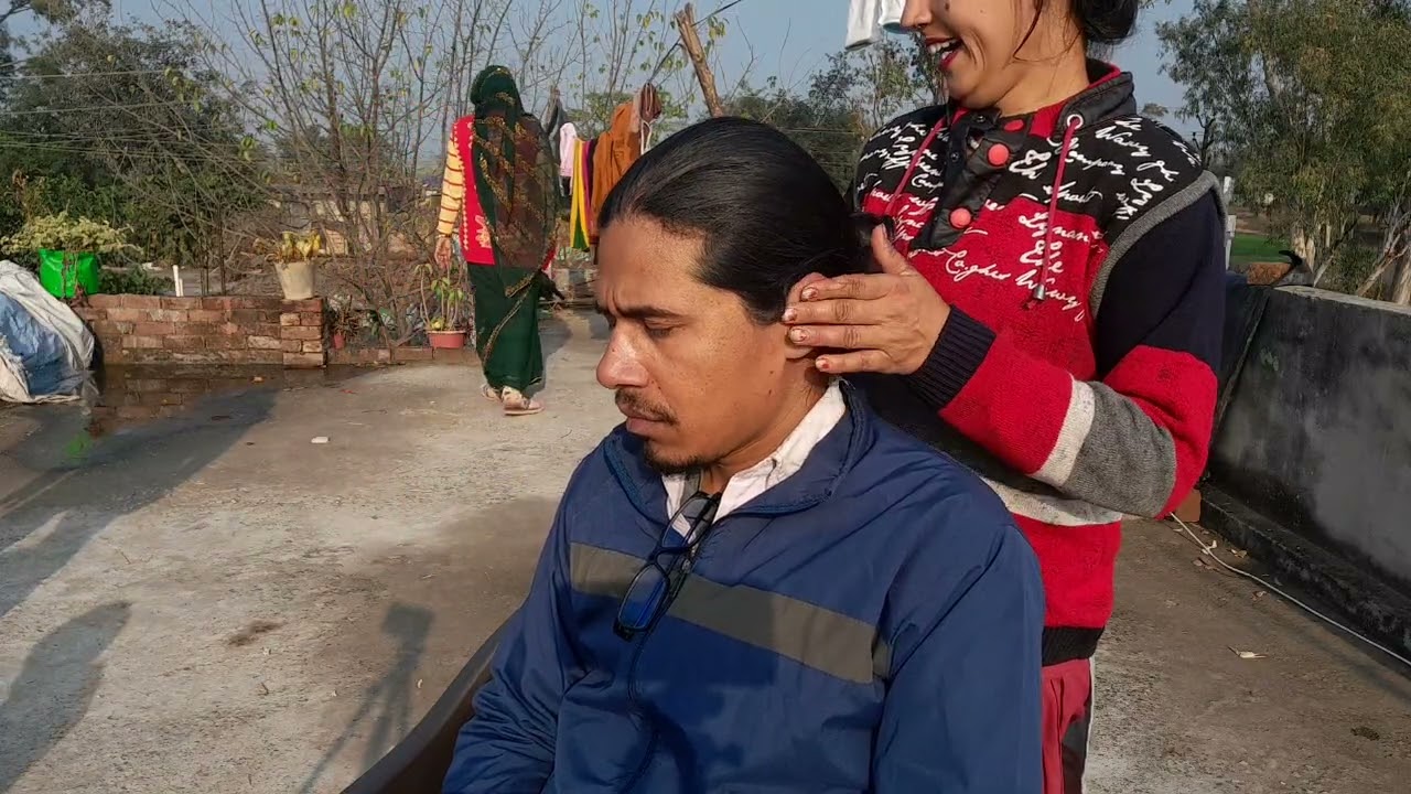 Relaxing boy ear massage Asmr 