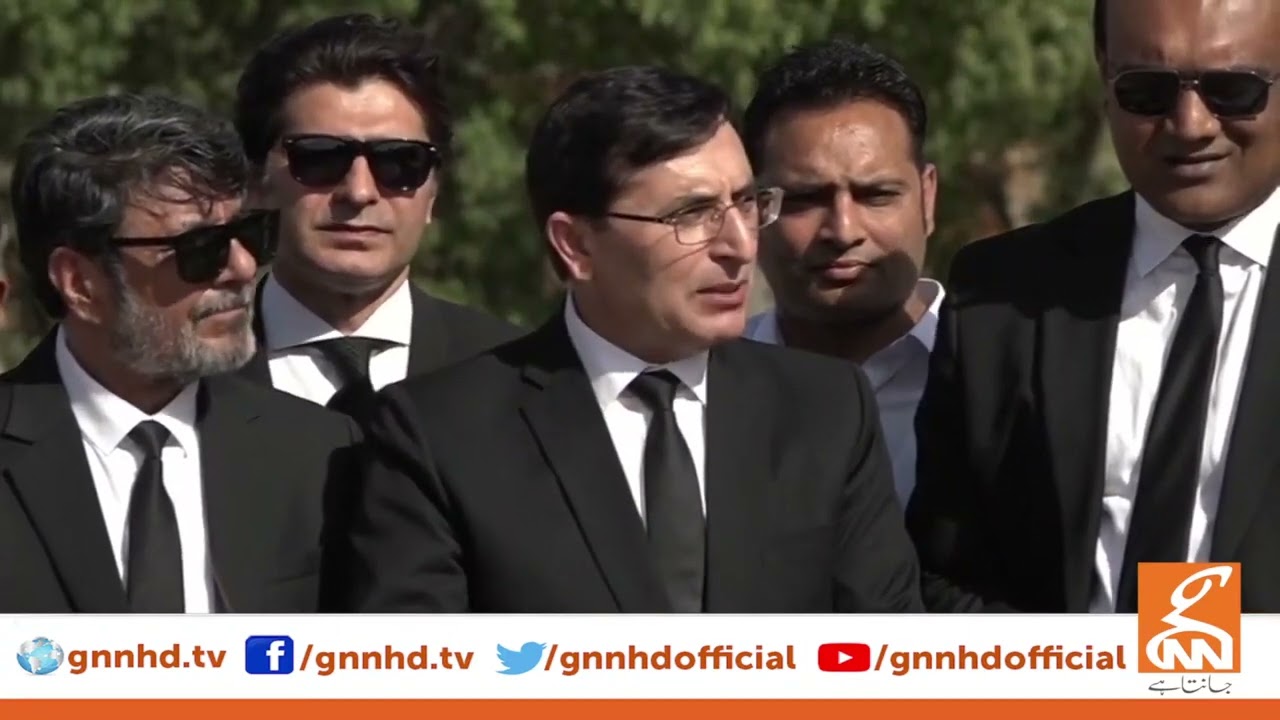 Chairman PTI Barrister Gohar Media Talk after meeting with Imran Khan