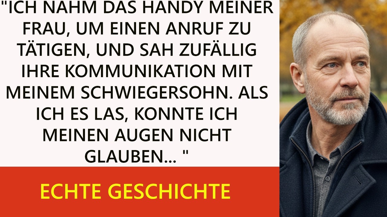 „Ich nahm das Handy meiner Frau, um zu telefonieren – und las ihre Chats mit meinem Schwiegerso